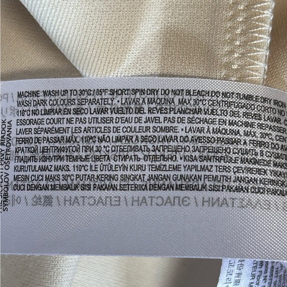 Mango MNG Beige Quarter Zip Oversized High Neck Sweater Casual Comfort Women SzS - Picture 10 of 12